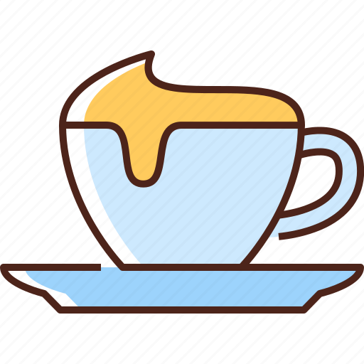 Cappuccino, coffee, cup, drink, espresso, hot, cafe icon - Download on Iconfinder