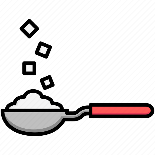 Sugar, sweet, sugar cubes, spoon icon - Download on Iconfinder