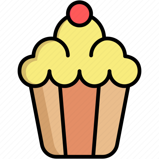 Muffin, cake, food, meal icon - Download on Iconfinder