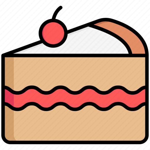 Cake, piece of cake, meal, bakery icon - Download on Iconfinder
