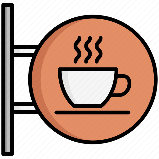 Signboard, coffee shop, sign, cafe icon - Download on Iconfinder