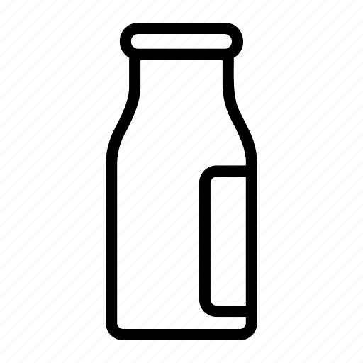 Milk, bottle, drink, breakfast, coffee, shop, food icon - Download on Iconfinder