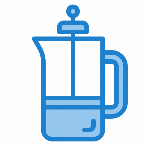 Frence, press, coffee, shop, cafe, drink icon - Download on Iconfinder