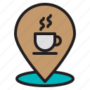 coffee, location, shop, cafe, drink