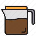 pitcher, coffee, shop, cafe, drink