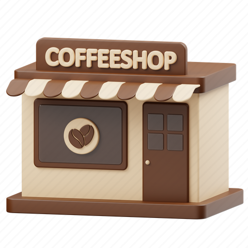 Coffee, shop, building, market, architecture, construction, store icon - Download on Iconfinder