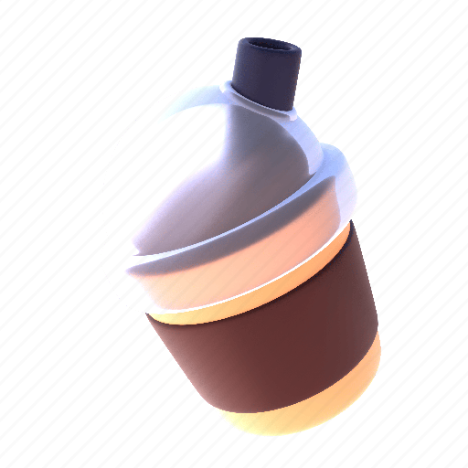 Ice, coffee, cup, 2, drink, shop 3D illustration - Download on Iconfinder