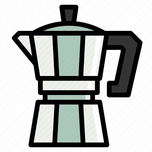 Boiling, coffee, kettle, moka, pot icon - Download on Iconfinder