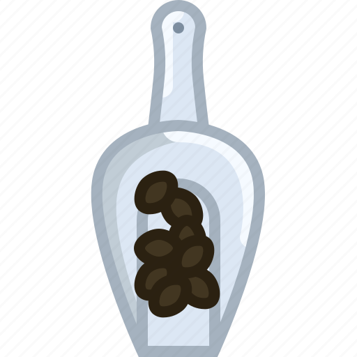 Beans, coffee, ladle, making, scoop, shop icon - Download on Iconfinder