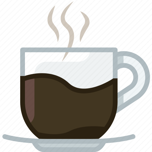 Caffeine, coffee, cup, drink, glass, hot icon - Download on Iconfinder