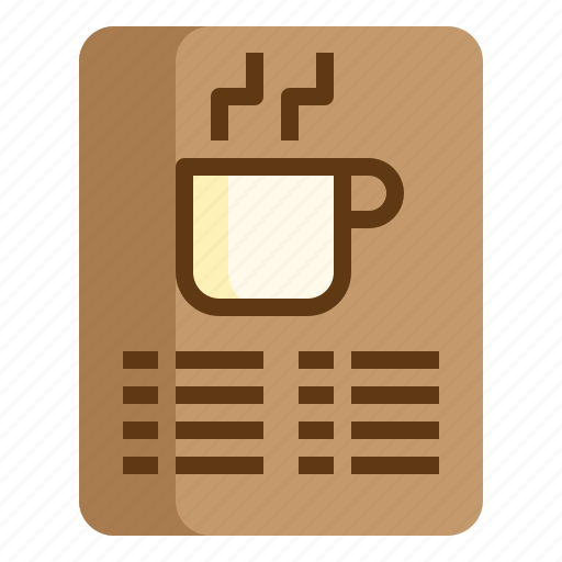 Cafe, coffee, menu, paper, restaurant icon - Download on Iconfinder