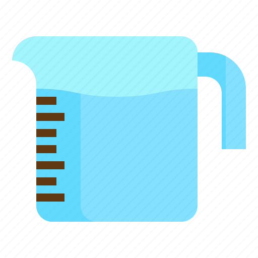 Container, equipment, glass, jar, liquid, measure, measuring icon - Download on Iconfinder