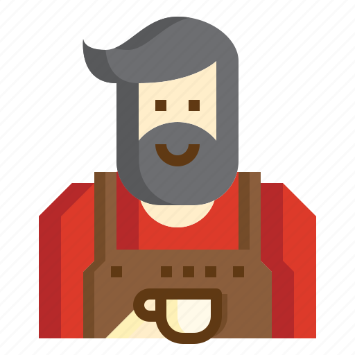 Barista, cafe, coffee, cup, espresso, man, waiter icon - Download on Iconfinder