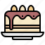 cake, birthday, food, and, restaurant, bakery 