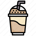 frappe, ice, coffee, juice, cold, drink, cup