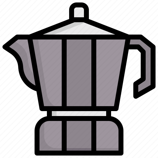 Moka, pot, coffee, maker, espresso icon - Download on Iconfinder