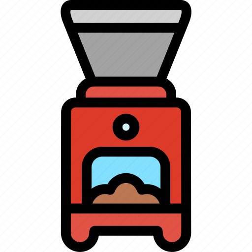 Automatic, coffee, grinder, shop, tool icon - Download on Iconfinder