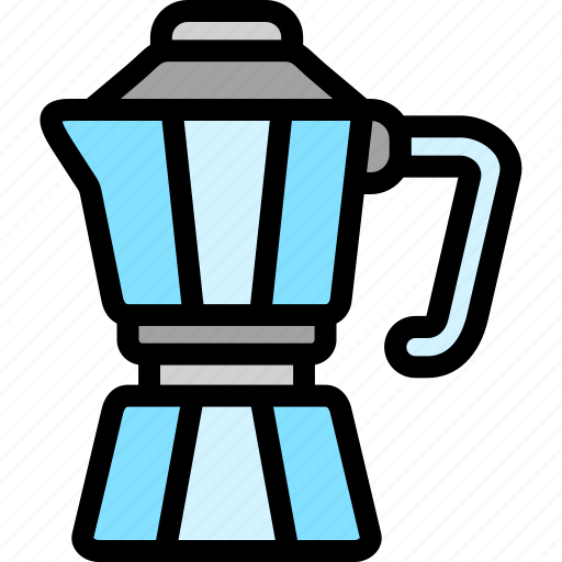 Coffee, moka, pot, shop icon - Download on Iconfinder