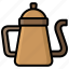 coffeepot, teapot, pot, kettle, cafe, coffee, coffee shop 