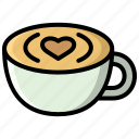 latte, cappuccino, milk, coffee, cafe, barista, hot