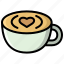latte, cappuccino, milk, coffee, cafe, barista, hot 