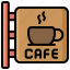 sign, barista, coffee, coffee shop, cafe, name plate, plate 