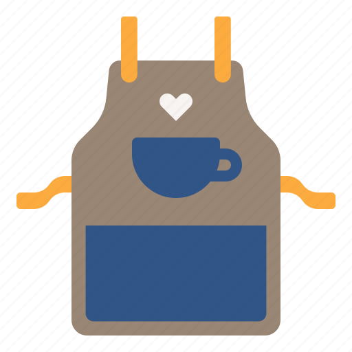 Apron, barista, coffee, shop, cafe icon - Download on Iconfinder