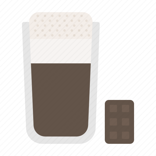 Chocolate, cocoa, iced, cold, barista, cafe, menu icon - Download on Iconfinder