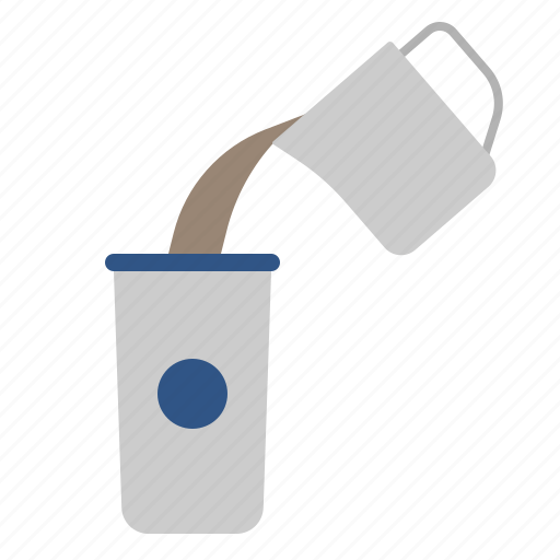 Coffee, pouring, glass, mug, barista, cafe icon - Download on Iconfinder