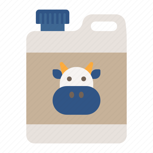 Milk, cow, gallon, dairy, product, drink icon - Download on Iconfinder
