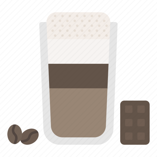 Mocha, coffee, cocoa, cold, barista, menu icon - Download on Iconfinder