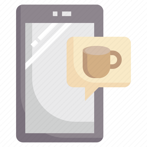 Coffee, app, food, and, restaurant, cup, electronics icon - Download on Iconfinder
