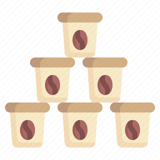 Coffee, capsules, food, and, restaurant, caffeine, beans icon - Download on Iconfinder