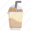 frappe, ice, coffee, juice, cold, drink, cup 