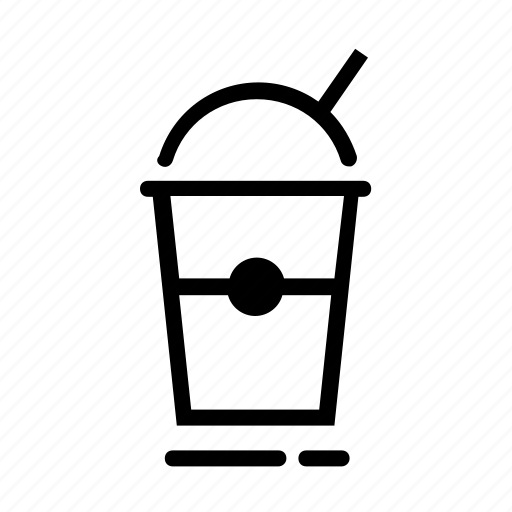 Coffee, coffee shop, cup, drink, outline, paper cup, shop icon - Download on Iconfinder