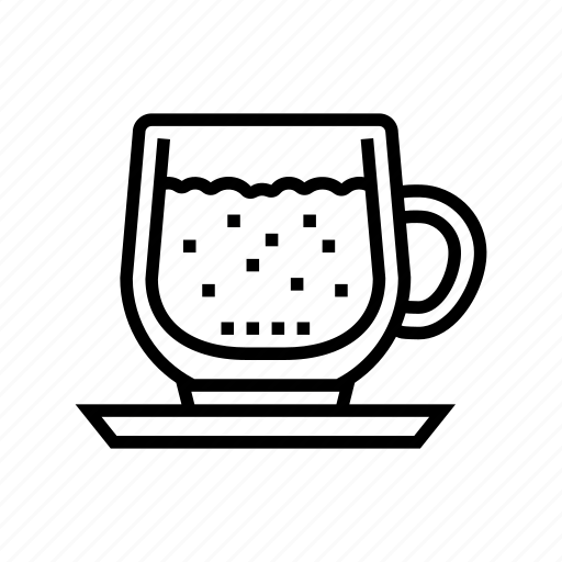 White, coffee, types, energy, morning, drink, espresso icon - Download on Iconfinder