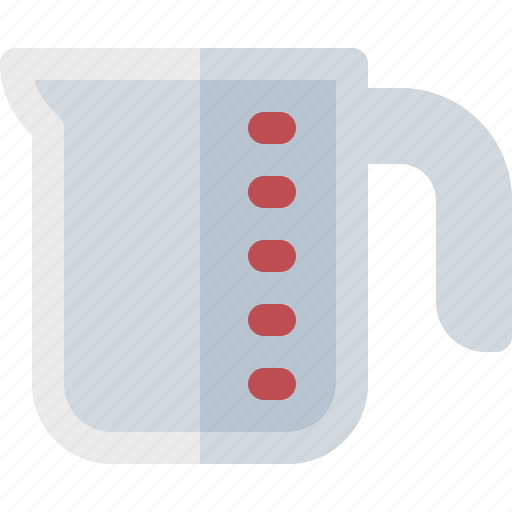 Measuring, cup, measure, kitchen, glass icon - Download on Iconfinder