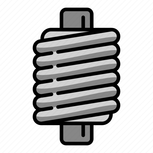 Coil, flexible, machine, spring, technology icon - Download on Iconfinder