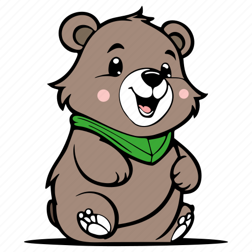 Bear, pets, emoji, animals, cute, cartoon, character icon - Download on Iconfinder
