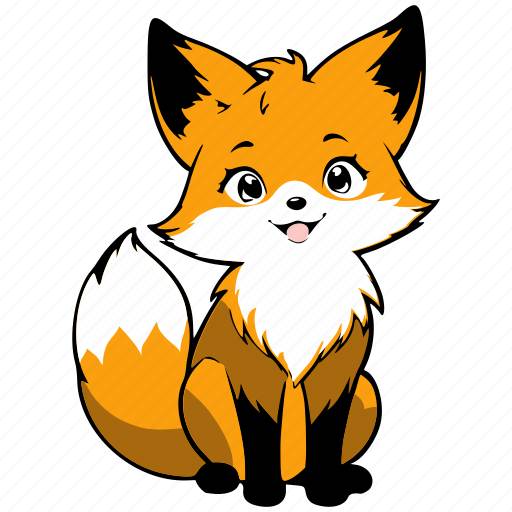 Fox, pets, emoji, animals, cute, cartoon, character icon - Download on Iconfinder