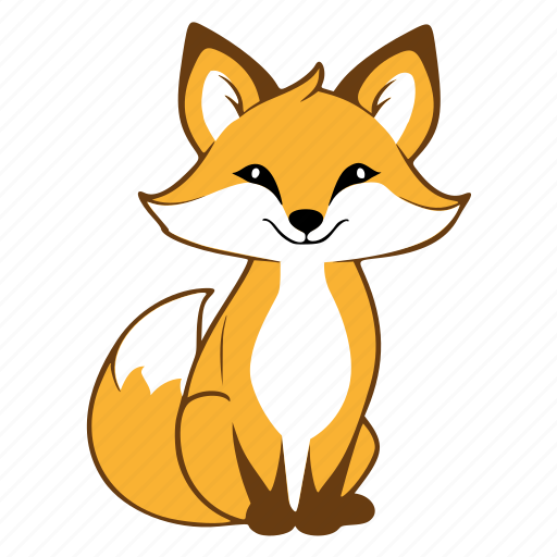 Fox, pets, emoji, animals, cute, cartoon, character icon - Download on Iconfinder