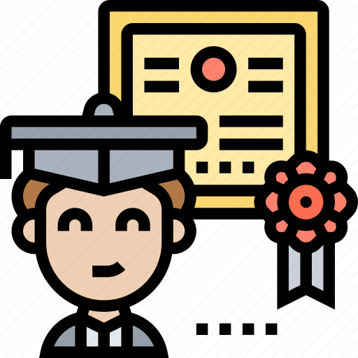 Bachelors, degree, graduation, academic, certificate icon - Download on Iconfinder
