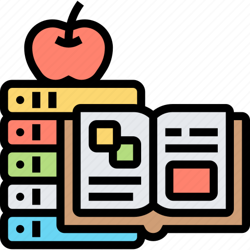 Books, study, homework, reading, library icon - Download on Iconfinder