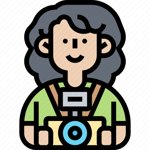 Photography, journalist, camera, professional, paparazzi icon - Download on Iconfinder