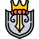 shield, academy, badge, logo, sign