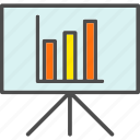 businessman, chart, graph, powerpoint, presentation, progress