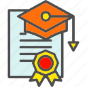 certificate, certification, degree, diploma, licence, 1