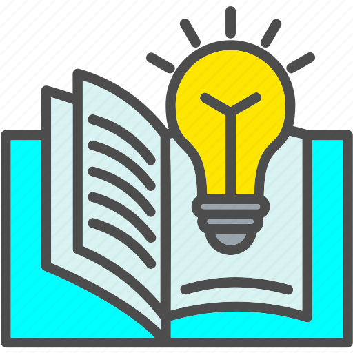 Book, wisdom, bulb, knowledge, read, reading icon - Download on Iconfinder