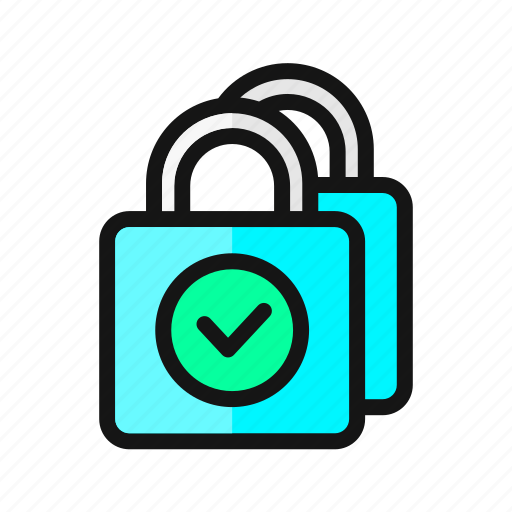Verify, check, verified, secure, lock icon - Download on Iconfinder