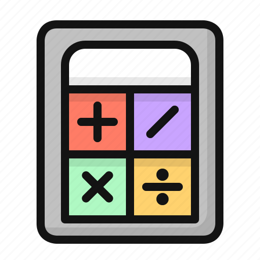 Accounting, calculator, education, knowledge, math, mathematics, maths icon - Download on Iconfinder